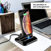 XBX-02 3 in 1 8 Pin + USB-C / Type-C + Micro USB Plug Magnetic Charging Base