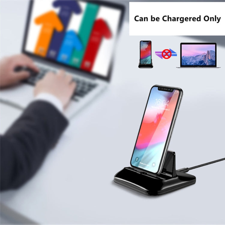 XBX-02 3 in 1 8 Pin + USB-C / Type-C + Micro USB Plug Magnetic Charging Base