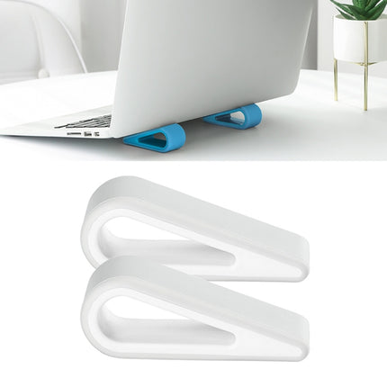 2 PCS Simple Notebook Computer Bracket Adjustable Height Increase Heat Dissipation Base Pad Holder