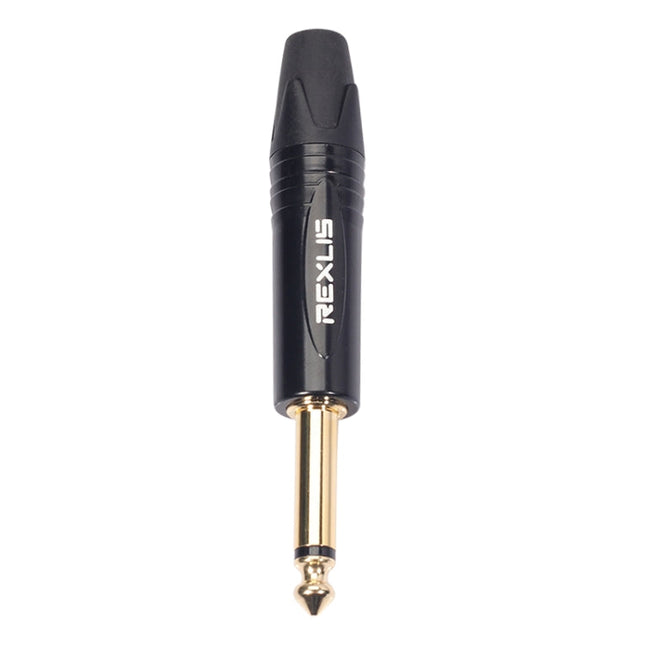 10 PCS TC202 6.35mm Gold-plated Mono Sound Welding Audio Adapter Plug