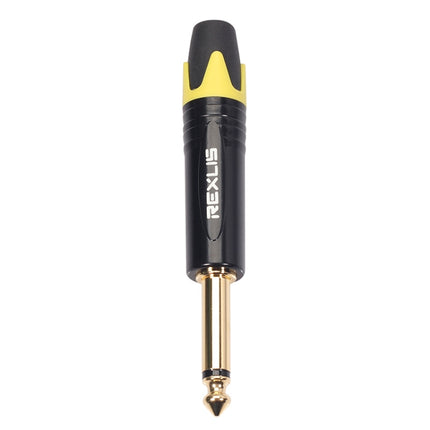 10 PCS TC202 6.35mm Gold-plated Mono Sound Welding Audio Adapter Plug