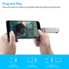 Richwell 3 in 1 16G Micro USB + 8 Pin + USB 3.0 Metal Rotating Push-pull Flash Disk with OTG Function, 16G