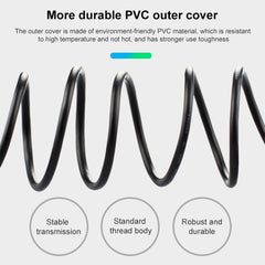 USB-C 3.1 / Type-C Male to USB BM Data Cable, Length: 1m, ZSSG-9B20BG