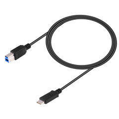 USB-C 3.1 / Type-C Male to USB BM Data Cable, Length: 1m, ZSSG-9B20BG