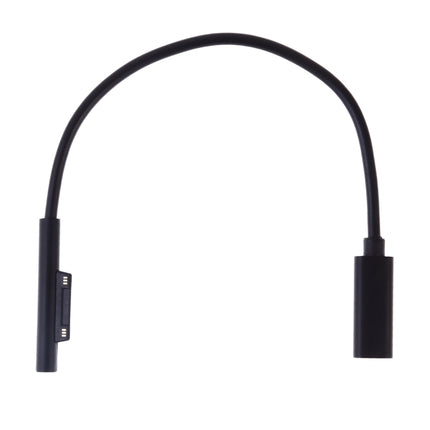 USB-C / Type-C Female to 6 Pin Male Laptop PD Fast Charging Cable for Microsoft Surface Pro 9 / 8 / 7 / 6 / 5 / 4 / 3, Cable Length: 0.2m, Pro 9 / 8 / 7 / 6 / 5 / 4 / 3 to USB-C / Type-C Female Black                                                     ...
