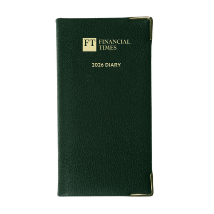 2026 Portrait Pocket Diary - Week to View - Green