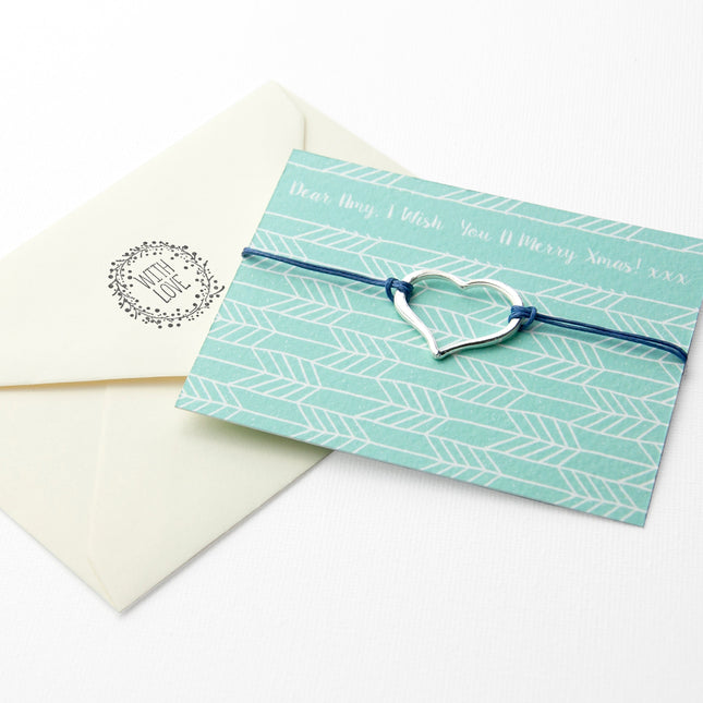 Sterling Silver Heart Woven Bracelet