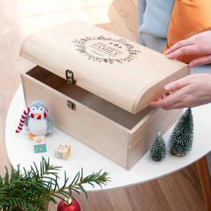Personalised Traditional Family Christmas Eve Chest