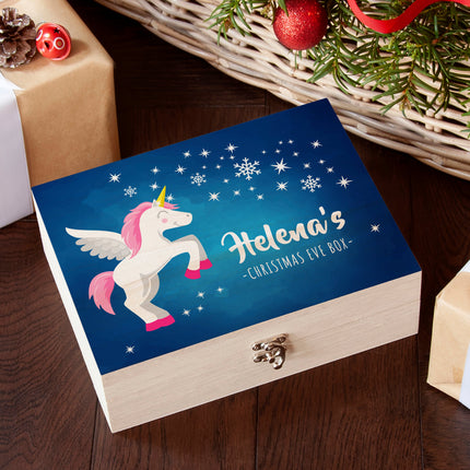 Personalised Baby Unicorn Christmas Eve Box
