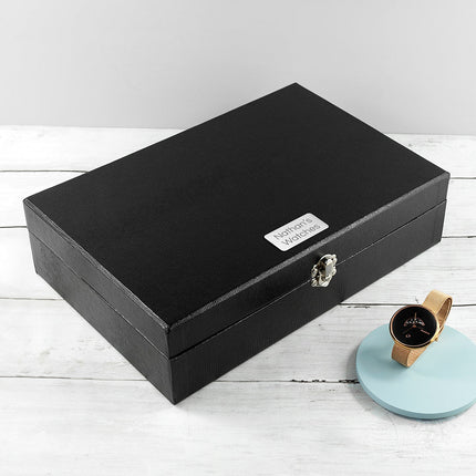 Personalised Luxury 12 Piece Watch Box