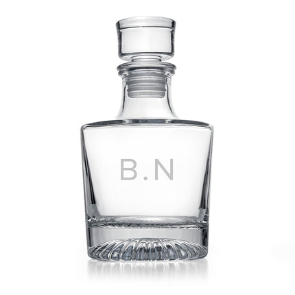 Personalised Elegance Initials Round Decanter