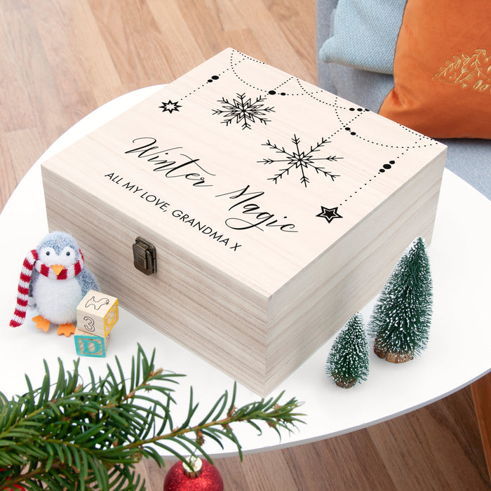 Personalised Winter Magic Christmas Eve Box