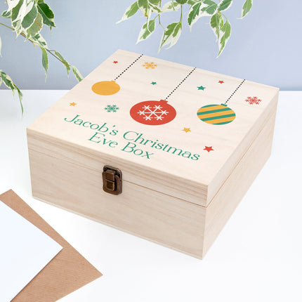 Personalised Bauble Christmas Eve Box