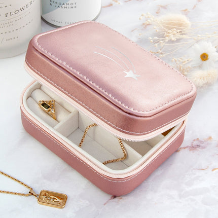 Shooting Star Pink Jewellery Case