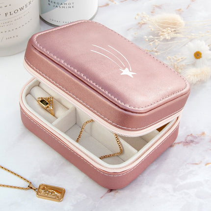Shooting Star Pink Jewellery Case