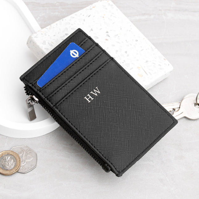 Monogrammed Men's Card Holder