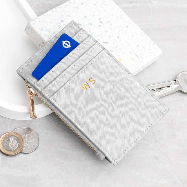 Monogrammed Men's Card Holder