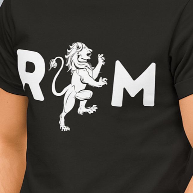 Monogrammed Unisex Lion T-Shirt