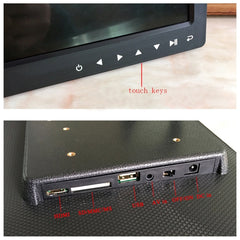 17.0 inch LED Display Digital Photo Frame with 7-keys Touch Button Control / Holder / Remote Control, Allwinner Technology, Support USB / SD Card Input / OTG, US/EU/UK Plug, 17.0 Inch