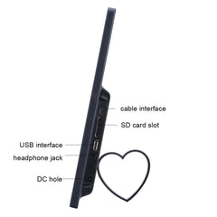 13 inch LED Display Digital Photo Frame with Holder & Remote Control, Allwinner F16, Support SD / MS / MMC Card and USB, 13 inch/F16