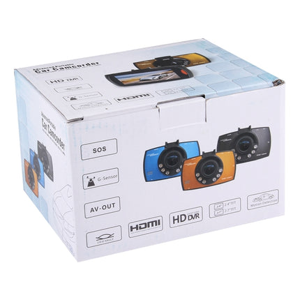 Car DVR Camera 2.7 inch LCD 480P 1.3MP Camera 120 Degree Wide Angle Viewing, Support Night Vision / Motion Detection / TF Card / G-Sensor, 2.7 inch