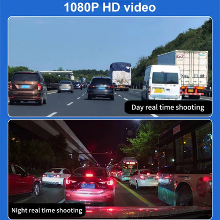 X12 2K Ultra HD Panoramic Triple Recording WiFi Car Driving Recorder Support Mobile APP, X12