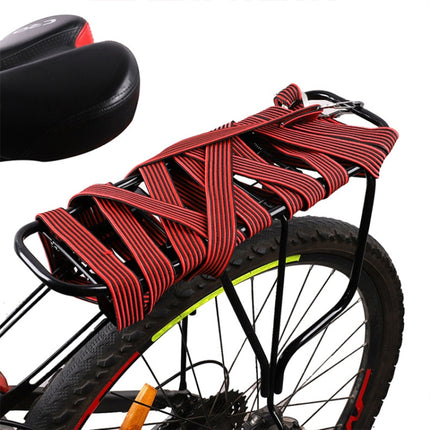 2m Elastic Strapping Rope Packing Tape for Bicycle Motorcycle Back Seat with Hook, 2m