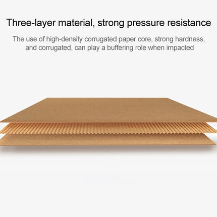 100 PCS Kraft Paper Shipping Box Packaging Box, Size: T8, 29x29x8cm, 29x29x8cm