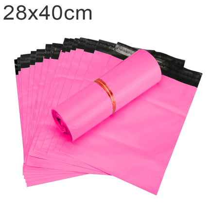 100 PCS / Roll Thick Express Bag Packaging Bag Waterproof Plastic Bag, Size: 28x40cm (Dark Grey), 28x40cm, Pink, 28x40cm, Silver Grey, 28x40cm, White
