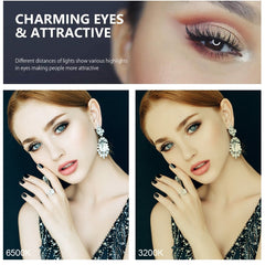 PULUZ 10.2 inch 26cm LED Ring Light  + 1.1m Tripod Mount Selfie Beauty Vlogging Video Light  Live Broadcast Kits