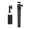 PULUZ Mini Octopus Flexible Tripod Holder with Ball Head & Phone Clamp + Tripod Mount Adapter & Long Screw for SLR Cameras, GoPro, Cellphone, Size: 25cmx4.5cm, 25cm Tripod + Phone Clamp