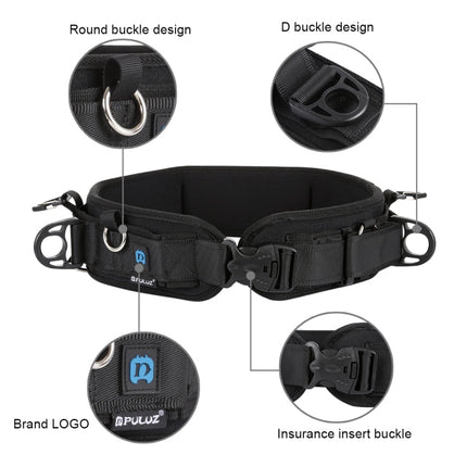 PULUZ 2 in 1 Multi-functional Bundle Waistband Strap + Double Shoulders Strap Kits with Hook for SLR / DSLR Cameras, 2 in 1 Kits