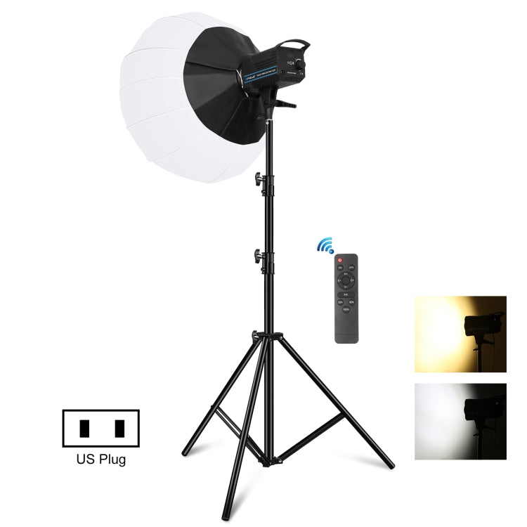 PULUZ 220V 150W 3200K-5600K Studio Video Light + 2.8m Light Holder + 65cm Foldable Lantern Softbox Photography Kit, 150W 3200-5600K Light Kit US Plug, 150W 3200-5600K Light Kit UK Plug, 150W 3200-5600K Light Kit EU Plug, 150W 3200-5600K Light Kit AU Plug