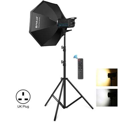 PULUZ 120W Photo Studio Strobe Flash Light Kit with Softbox Reflector & Tripod, 120W 2700K-6500K Light Kit US Plug, 120W 2700K-6500KK Light Kit EU Plug, 120W 2700K-6500K Light Kit UK Plug