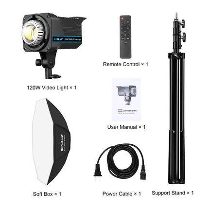 PULUZ 120W Photo Studio Strobe Flash Light Kit with Softbox Reflector & Tripod, 120W 2700K-6500K Light Kit US Plug, 120W 2700K-6500KK Light Kit EU Plug, 120W 2700K-6500K Light Kit UK Plug