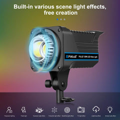 PULUZ 120W Photo Studio Strobe Flash Light Kit with Softbox Reflector & Tripod