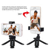 PULUZ Folding Plastic Tripod + Horizontal / Vertical Shooting Metal Clamp with Cold Shoe for iPhone, Galaxy, Huawei, Xiaomi, Sony, HTC, Google and other Smartphones, Tripod+Clamp 4