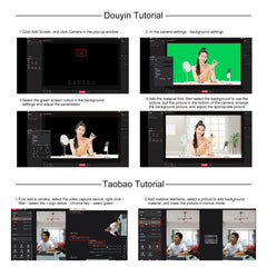 PULUZ 2x2m Photo Studio Background Support Stand Backdrop Crossbar Bracket Kit with Red / Blue / Green Backdrops