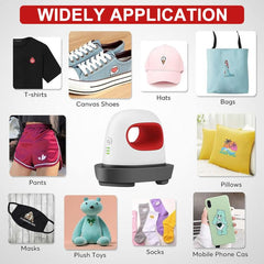 Multifunctional Mini Stamping Machine Clothes Cap Logo Heat Transfer, UK Plug, POD Machine UK Plug