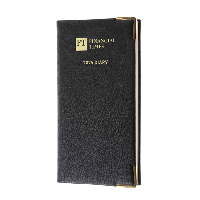 2026 Landscape Pocket Diary (Pink paper) - Week to View -  Black (PP-26)