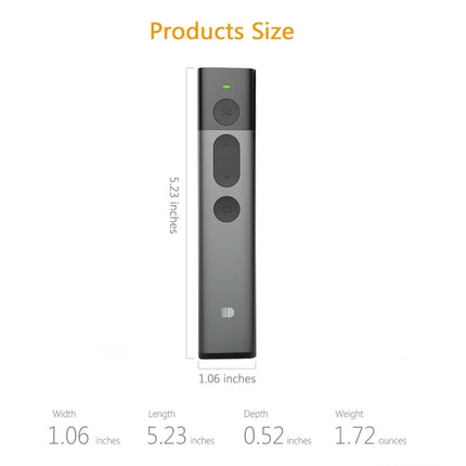 DOOSL DSIT036 Red Laser Pointer 2.4GHz Wireless Presenter PowerPoint Clicker, Red Laser