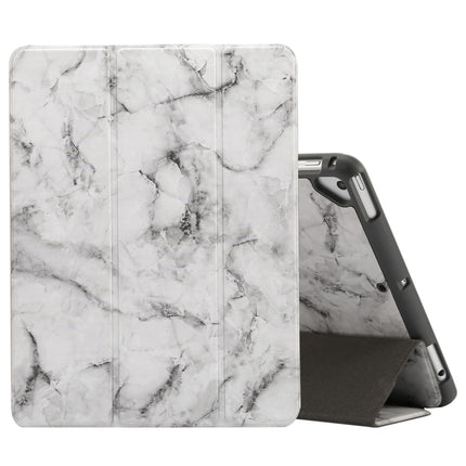 Marble Texture Pattern Horizontal Flip Case for iPad 9.7 (2018) , with Three-folding Holder & Pen Slots, For iPad 9.7 (2018) & iPad Air & iPad Air 2 & iPad Pro 9.7 & iPad 9.7 2017, For iPad 9.7 (2018)