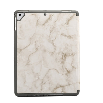 Marble Texture Pattern Horizontal Flip Case for iPad 9.7 (2018) , with Three-folding Holder & Pen Slots, For iPad 9.7 (2018), For iPad 9.7 (2018) & iPad Air & iPad Air 2 & iPad Pro 9.7 & iPad 9.7 2017