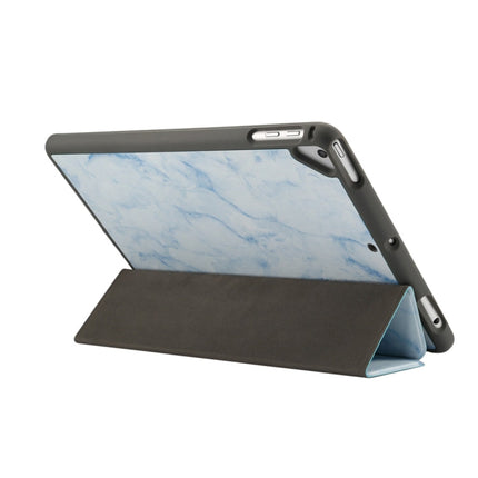 Marble Texture Pattern Horizontal Flip Case for iPad 9.7 (2018) , with Three-folding Holder & Pen Slots
