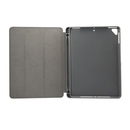 Marble Texture Pattern Horizontal Flip Case for iPad 9.7 (2018) , with Three-folding Holder & Pen Slots