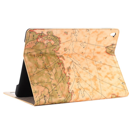 Map Pattern Horizontal Flip Leather Case with Holder & Card Slots & Wallet for iPad Pro 9.7 inch, Random Pattern Delivery, PRI2001A, PRI2001B, PRI2001C