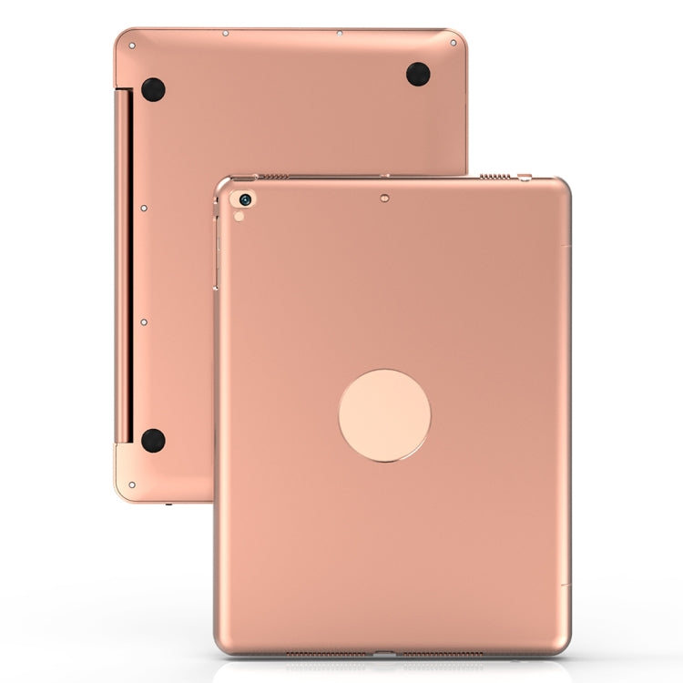 F19B for iPad 9.7 (2017/2018) & iPad Air & Air 2 & iPad Pro 9.7 & New iPad 9.7 inch (2017) Ultra-thin ABS Horizontal Flip Tablet Case + Bluetooth Keyboard