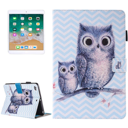 For iPad Air / iPad Air 2 Painting Pattern Horizontal Flip Leather Case with Holder & Wallet & Card Slots & Pen Slot