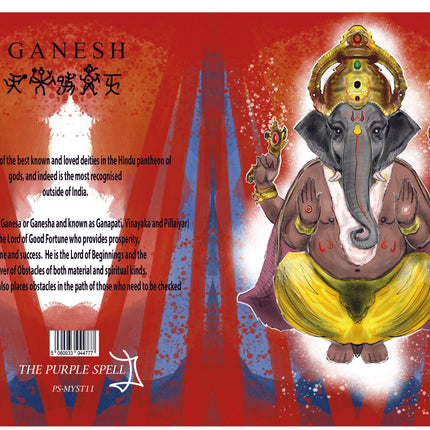 Ganesh Birthday Card | Greeting Card | Mystical Card | Hindu God