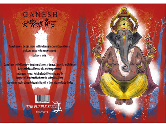 Ganesh Birthday Card | Greeting Card | Mystical Card | Hindu God